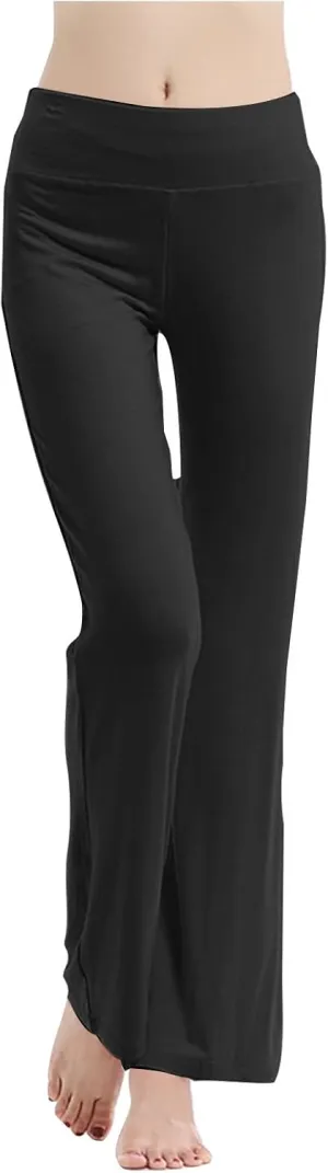 Lounge Pants Womens Straight Leg Butt Lift Trousers Soft Comfortable Yoga Gym Pants Tummy Control Workout Dance Pants