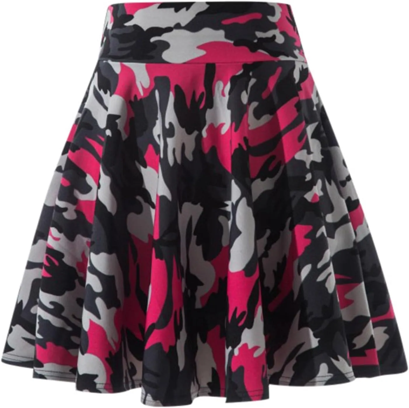 Maxi Skirt for Women Tummy Control Summer Casual High Elastic Waist Graphic Trendy Pleated Sports Yoga Midi Skirts