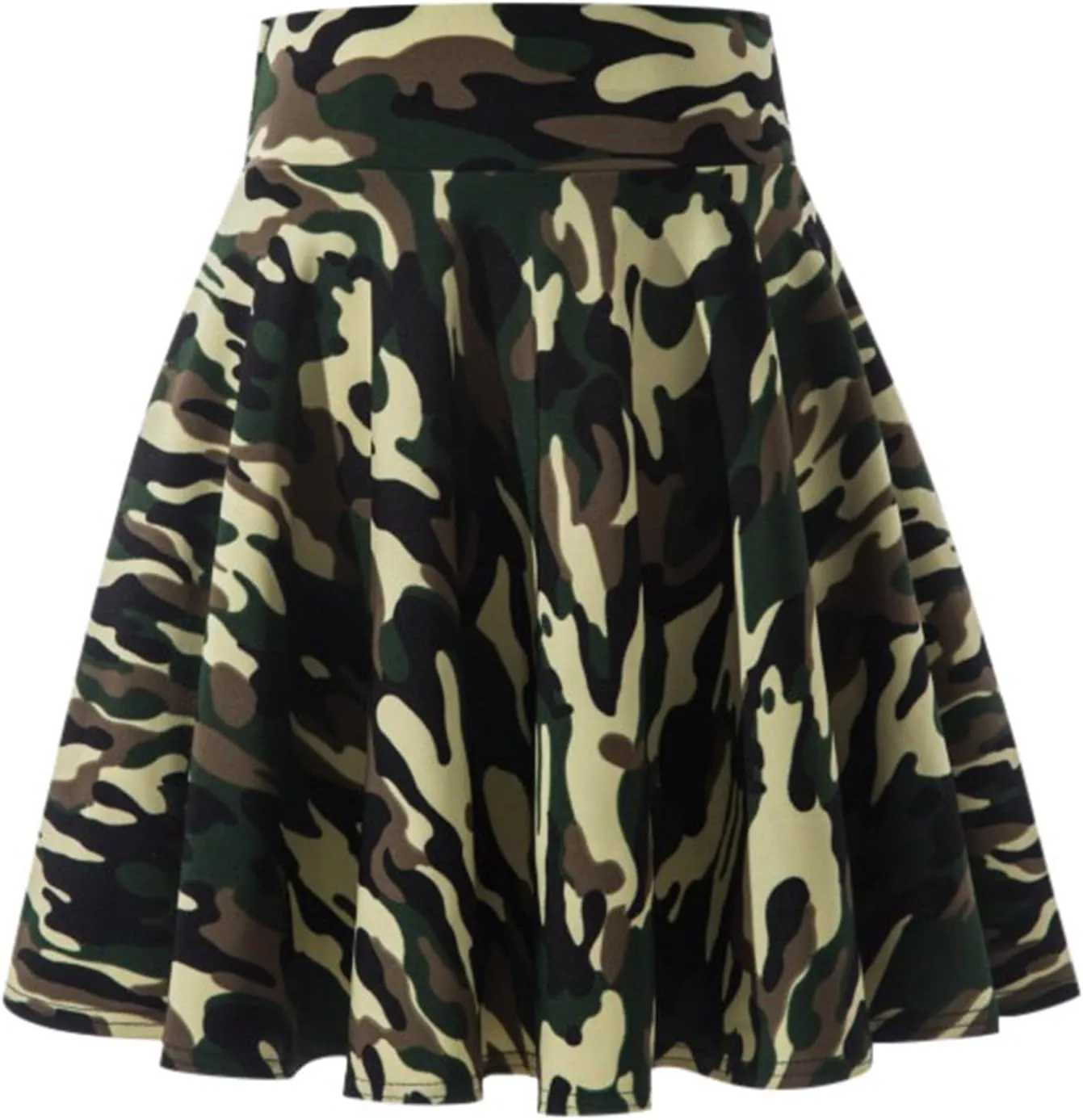 Maxi Skirt for Women Tummy Control Summer Casual High Elastic Waist Graphic Trendy Pleated Sports Yoga Midi Skirts