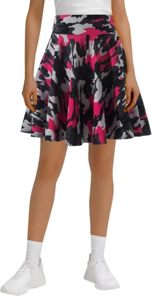 Maxi Skirt for Women Tummy Control Summer Casual High Elastic Waist Graphic Trendy Pleated Sports Yoga Midi Skirts