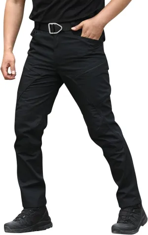 Men Cargo Pants, Tactical Pants, Baggy Outdoor Waterproof Hiking Work Pants Stretch Multi Pockets Lightweight Classic