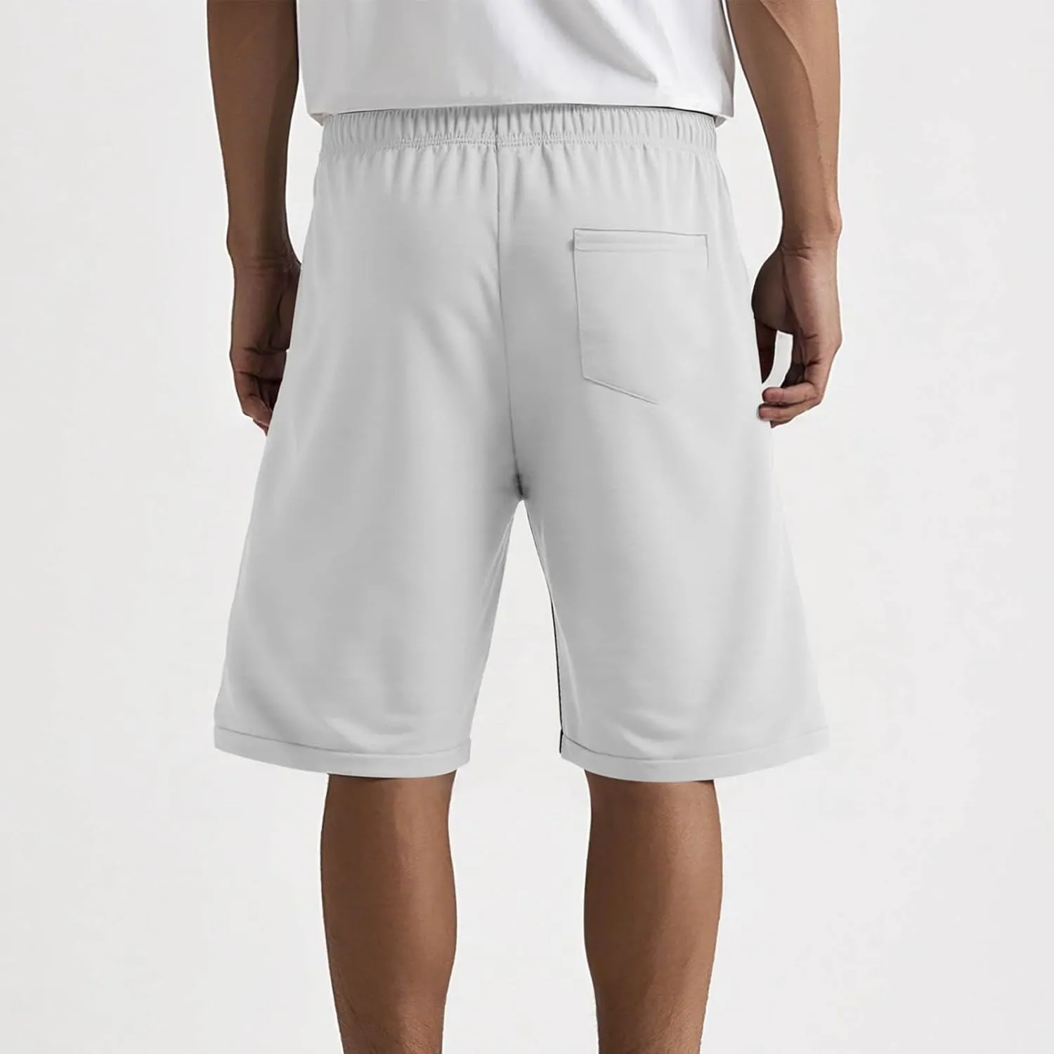 Mens Athletic Cargo Shorts Drawstring Workout Running Fitness Shorts Classic Summer Clothes with Multi Pockets
