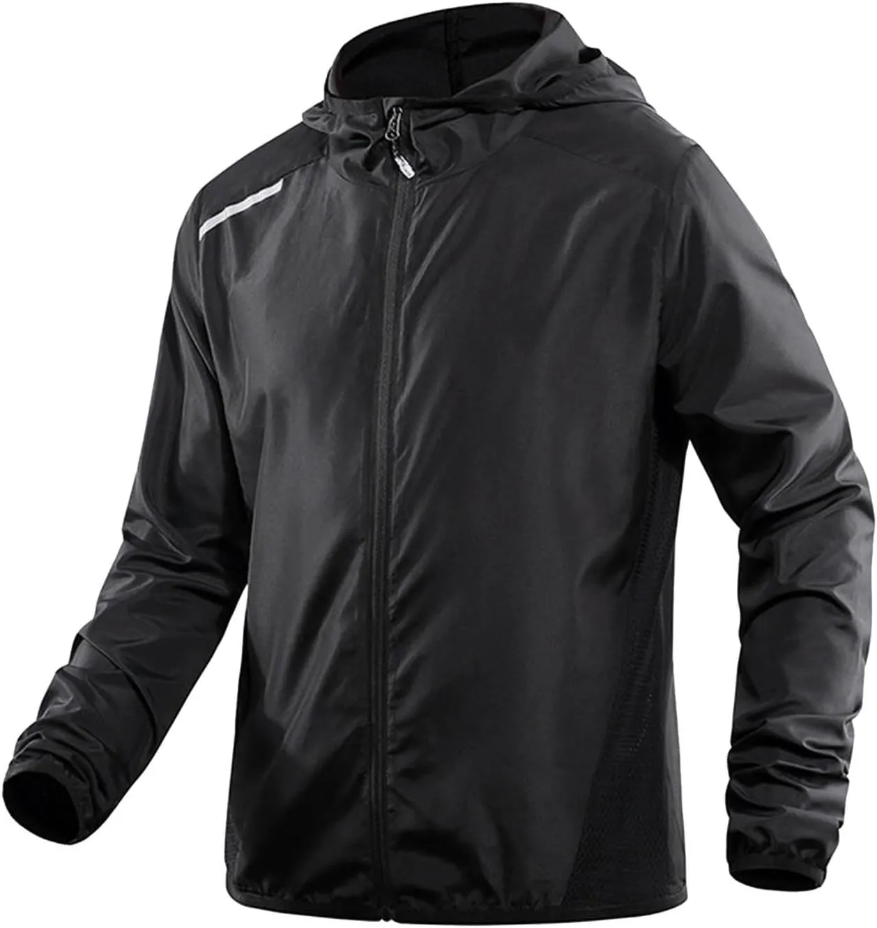 Men's Athletic Hoodies Long Sleeve Fishing Shirts for Men UPF SPF UV Sun Protection Shirts Lightweight Rash Guards