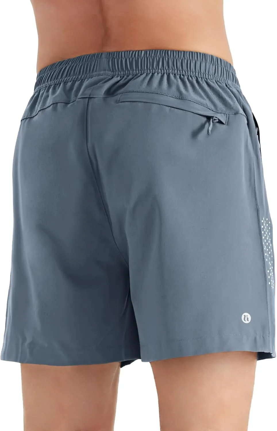 Mens Athletic Shorts -Running, Tennis Gym Workout Shorts for Men 5"/7"/9"- Comfort, Lightweight, 3 Zippered Pockets