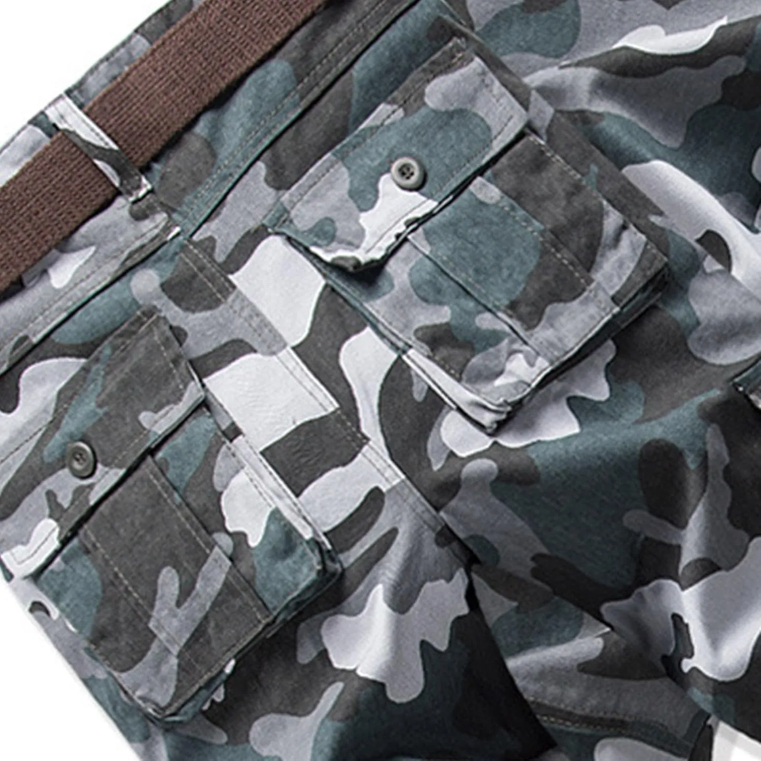 Mens Cargo Pants Active Relaxed Fit Outdoor Multi Pockets Pants Workout Casual Joggers Sweatpants for Men