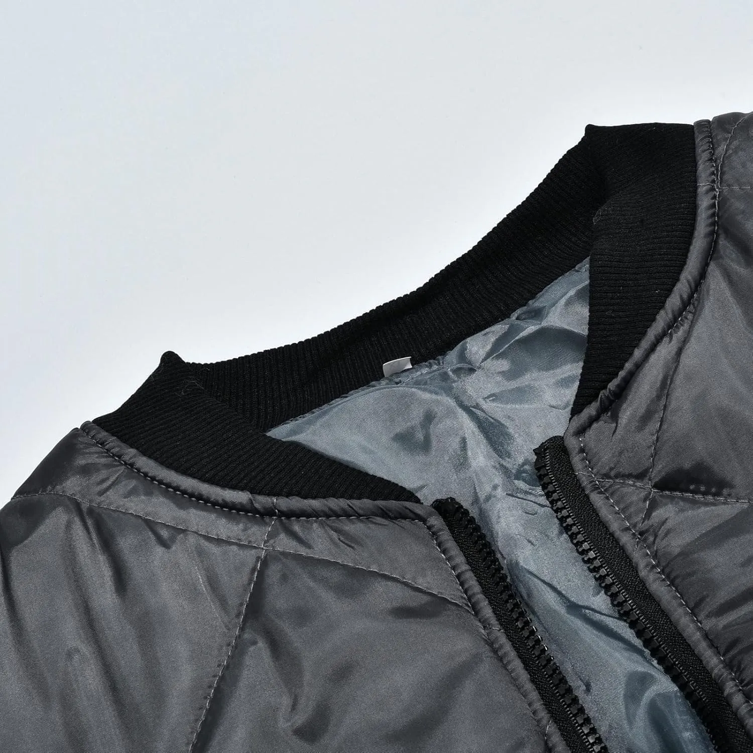 Men's Diamond Quilted Puffer Down Jacket Packable Lightweight Water Resistant Insulated Puffy Coat for Business Travel