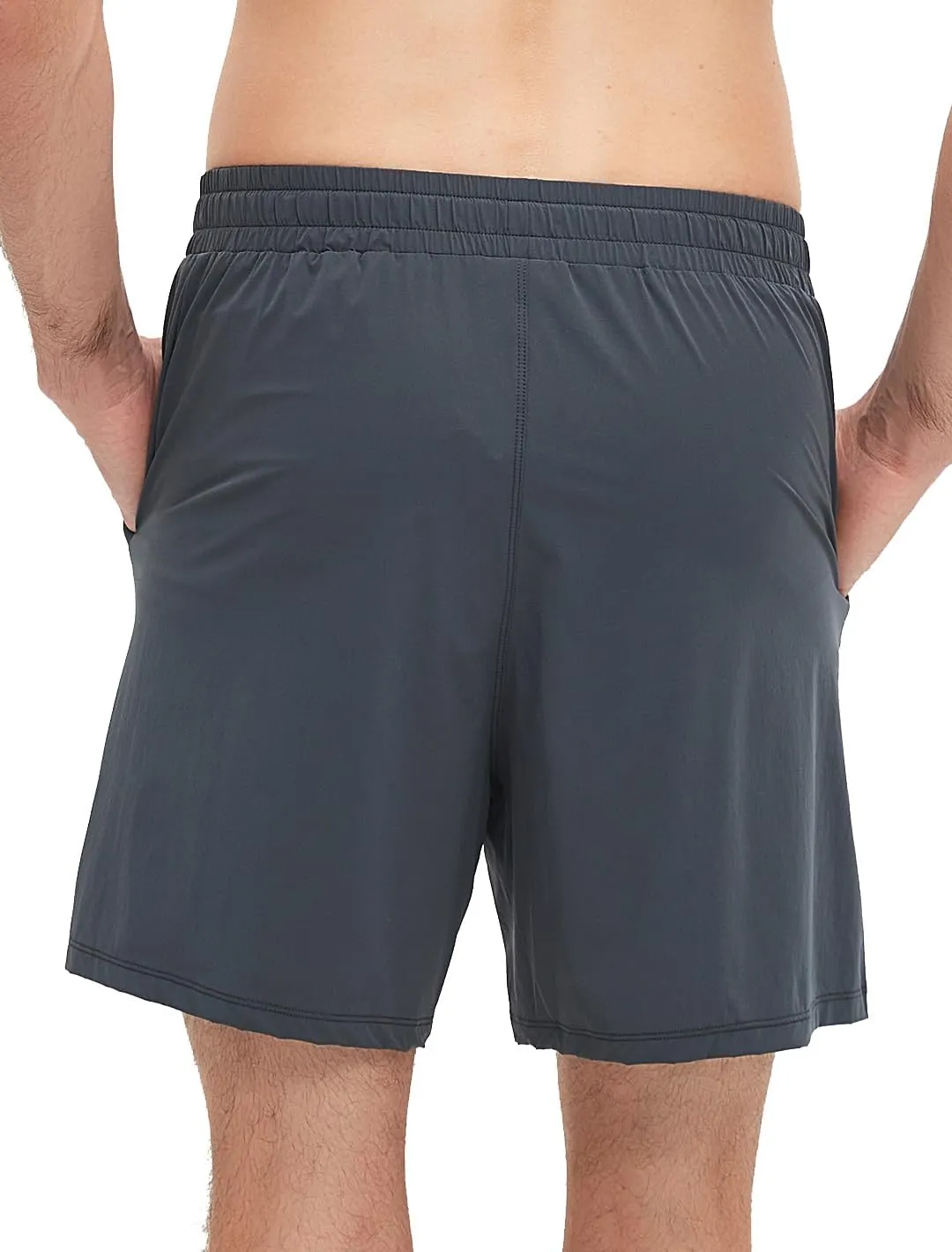 Men's Fitness Workout Shorts Quick-Dry Running Shorts with Pockets Basketball Training Shorts