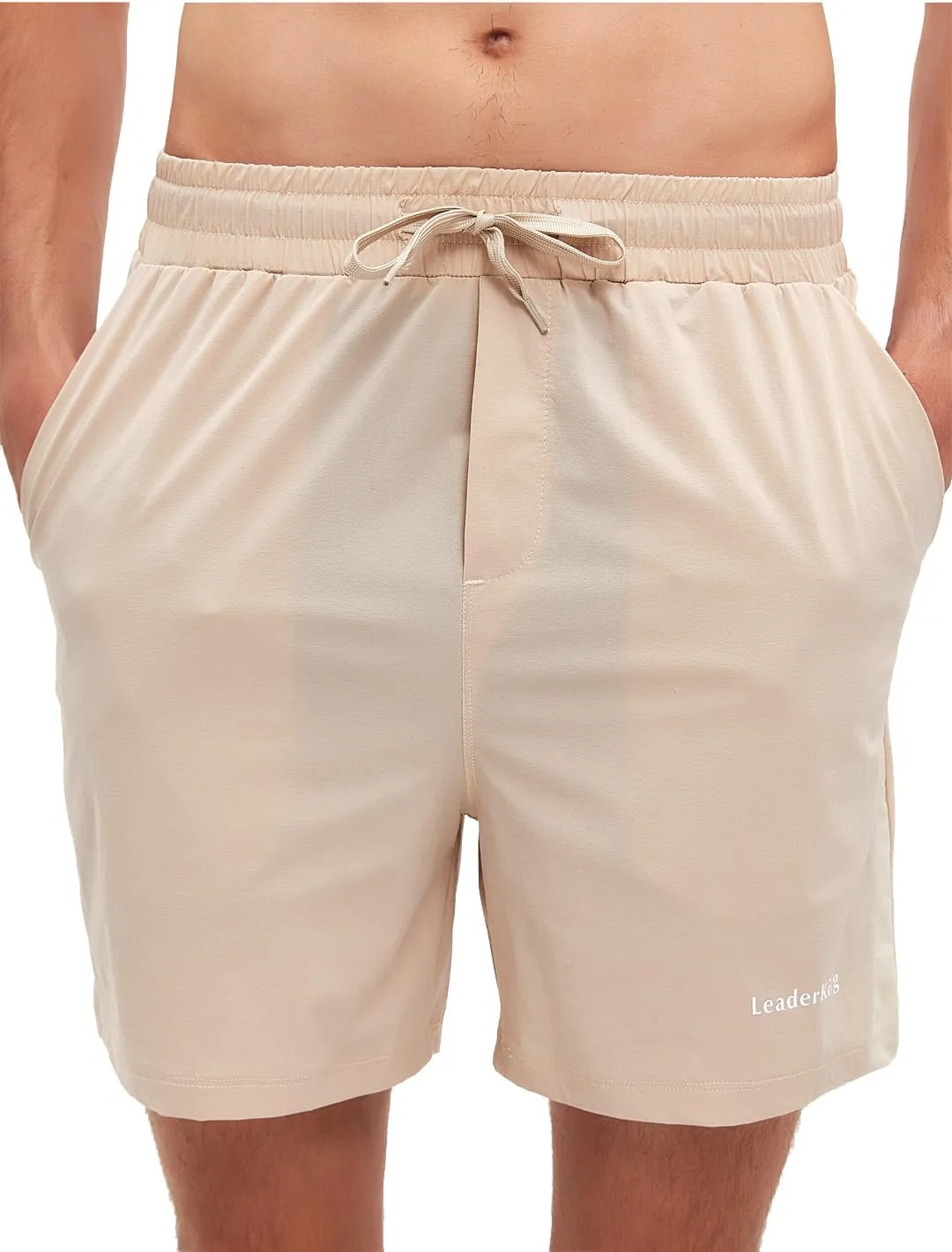 Men's Fitness Workout Shorts Quick-Dry Running Shorts with Pockets Basketball Training Shorts