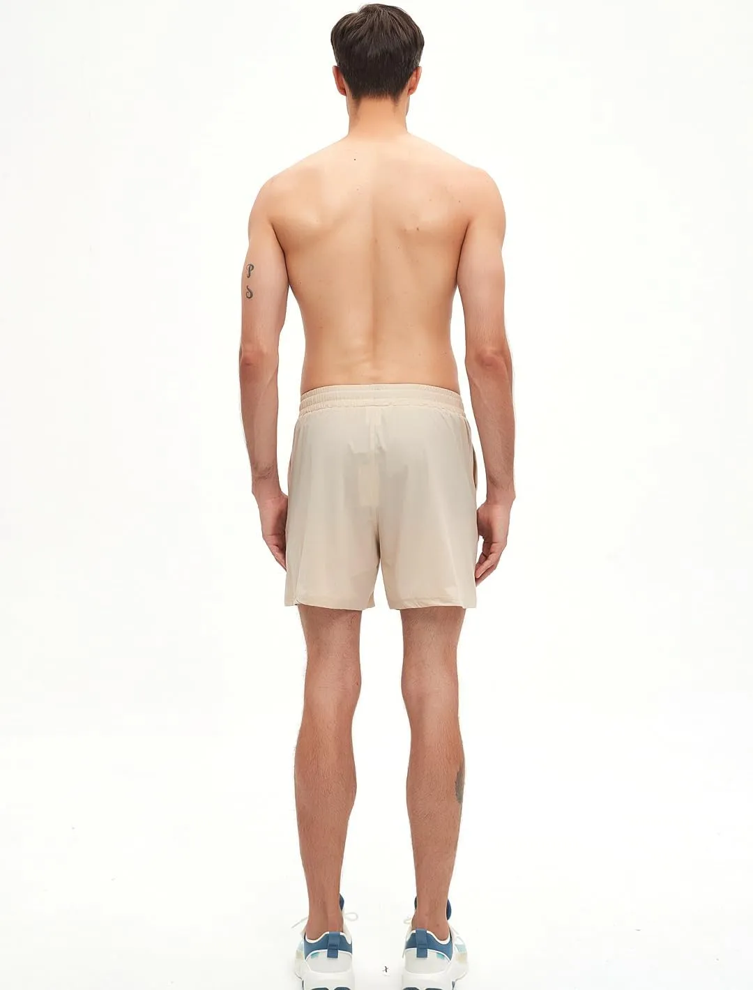 Men's Fitness Workout Shorts Quick-Dry Running Shorts with Pockets Basketball Training Shorts