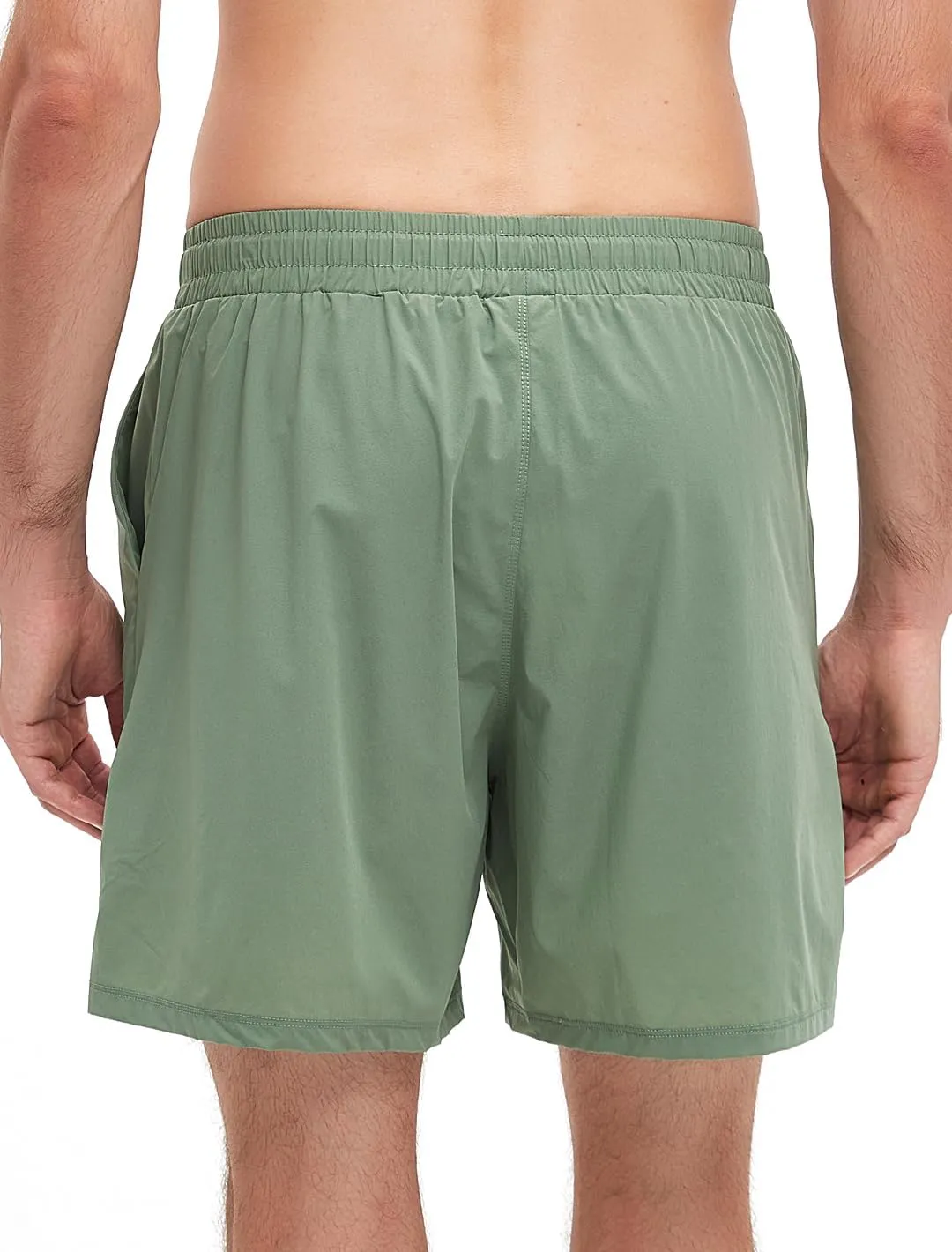 Men's Fitness Workout Shorts Quick-Dry Running Shorts with Pockets Basketball Training Shorts