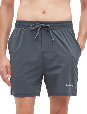 Men's Fitness Workout Shorts Quick-Dry Running Shorts with Pockets Basketball Training Shorts