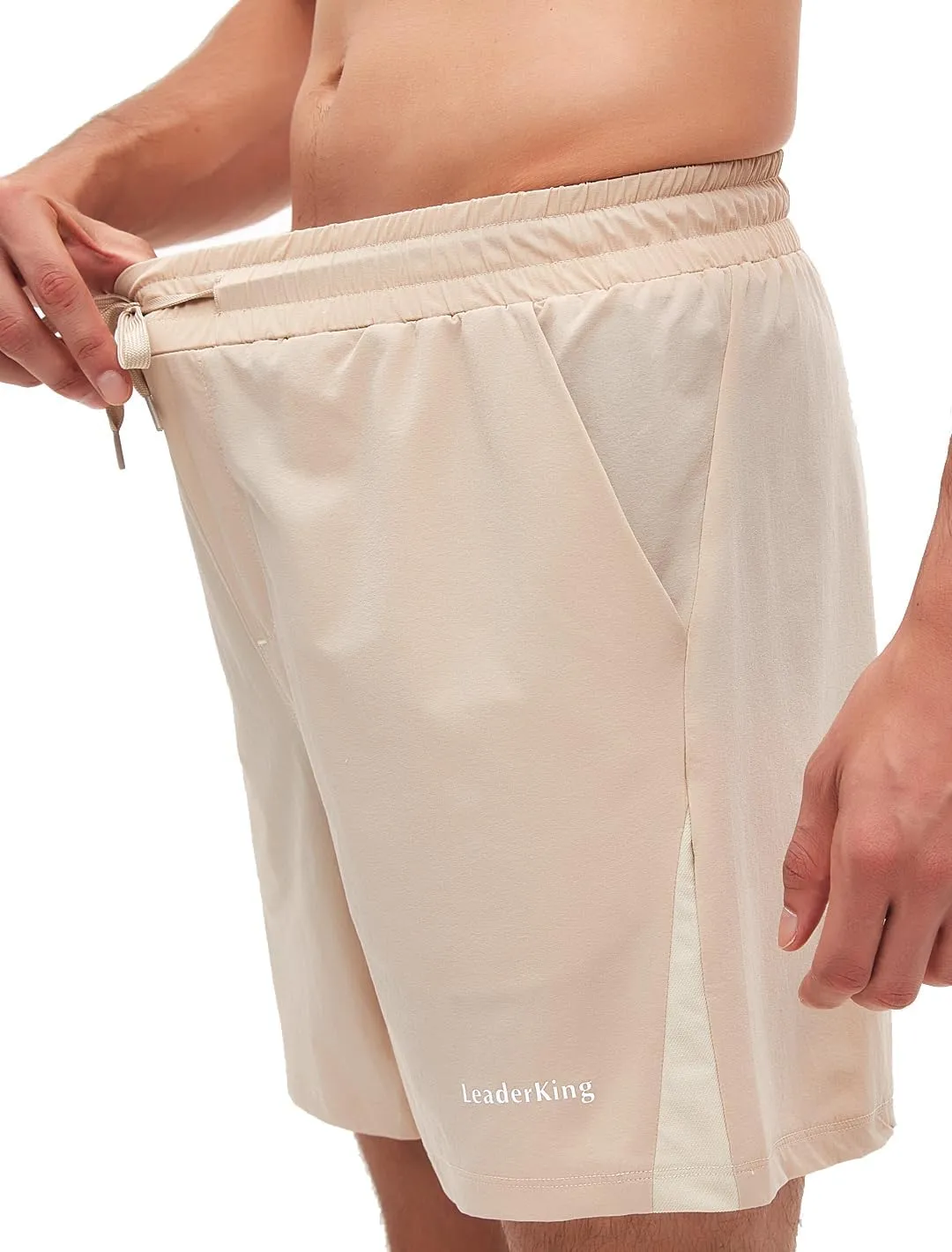 Men's Fitness Workout Shorts Quick-Dry Running Shorts with Pockets Basketball Training Shorts