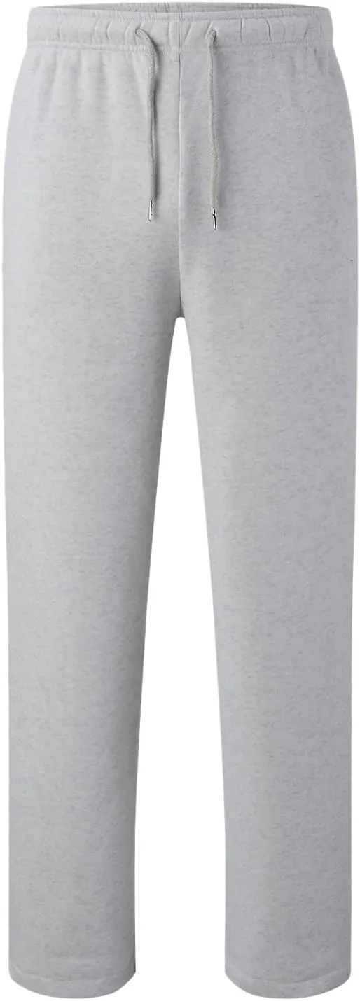 Mens Heavyweight Fleece Cargo Sweatpants Elastic Waist Drawstring Athletic Gym Pants Hiking Outdoor Trousers