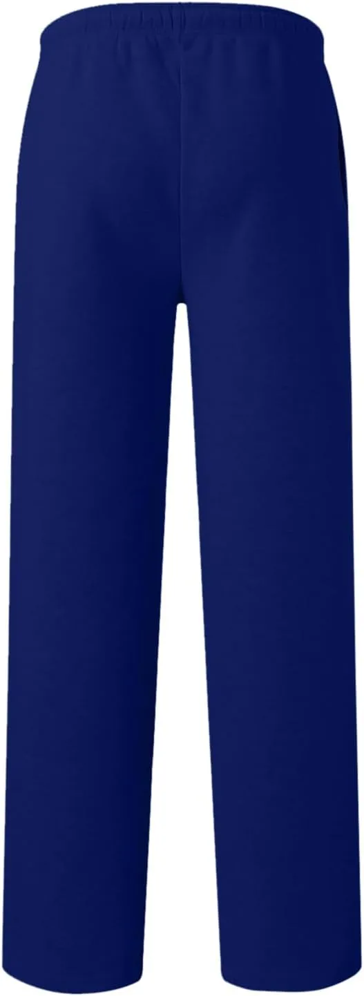Mens Heavyweight Fleece Cargo Sweatpants Elastic Waist Drawstring Athletic Gym Pants Hiking Outdoor Trousers