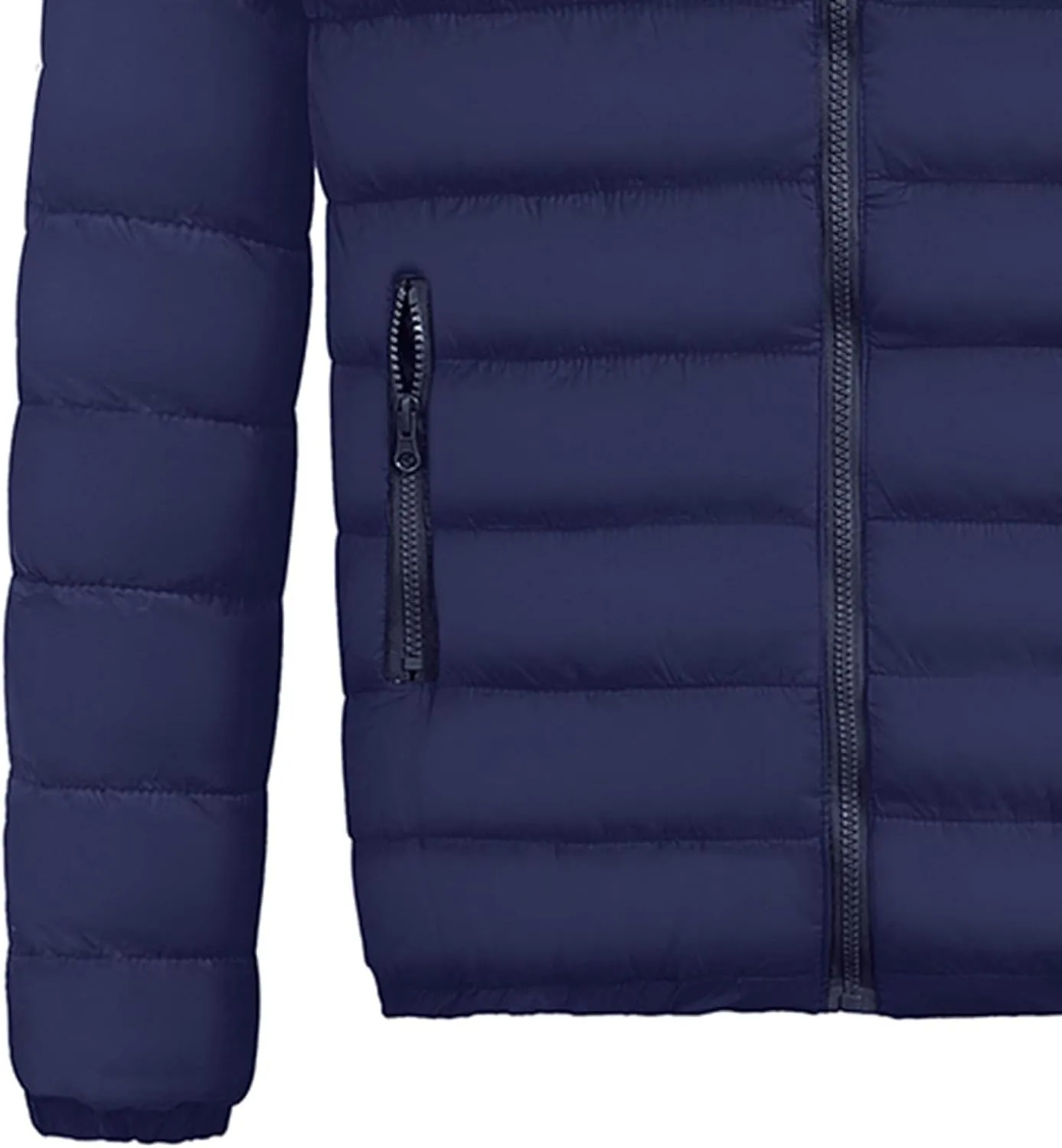 Men's Jacket Winter Puffer Jacket Fleece Warm Lightweight Coat Outerwear Cold Weather Jackets, M-3XL