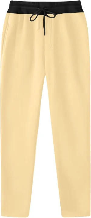 Mens Joggers Pants Solid Casual Pants Elastic Waist Drawstring Lightweight Workout Athletic Trousers with Pockets