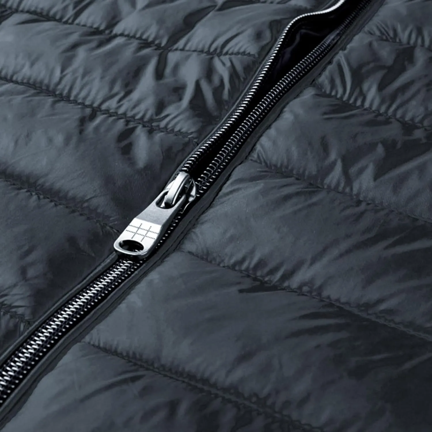 Men's Lightweight Puffer Jacket Men's Plush Autumn&Winter Color Long Solid Jacket Hooded Windproof Insulated Jacket