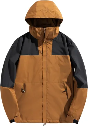 Mens Lightweight Thin Zipper Hooded Jackets Long Sleeve Waterproof Casual Windbreakers Breathe Outdoor Couple Tops