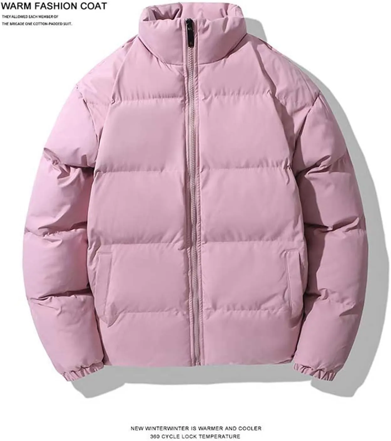 Mens Puffer Down Jackets Insulated Lightweight Hooded Down Coats Outdoor Winter Casual Windproof Tops Waterproof Jackets