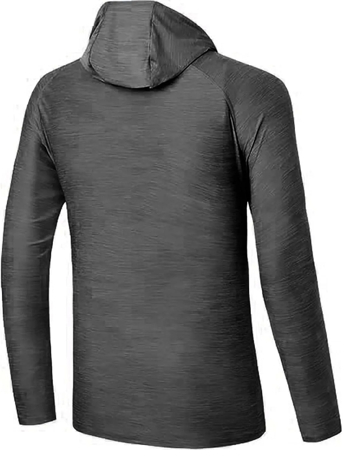 Men's Sun Protection Hoodie Shirts with Mask Long Sleeve UPF 50  Fishing Shirt Summer Rash Guards Cooling Hiking Tees