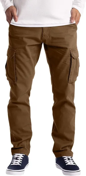 Men's Sweatpants Joggers with Pockets Baggy Elastic Drawstring Waist Baggy Trousers Lightweight Outdoor Workout Cargo Pants