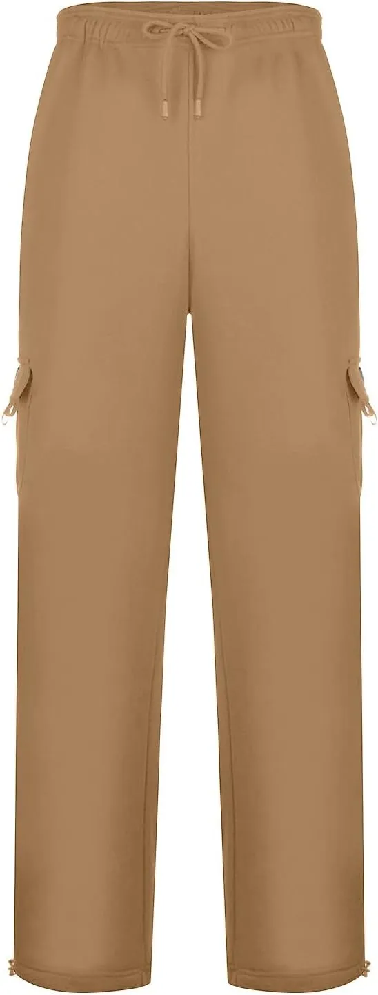 Mens Sweatpants Solid ens Sweatpants Elastic Open Bottom Athletic Drawstring Joggers Big and Tall Gym Pants with Pockets