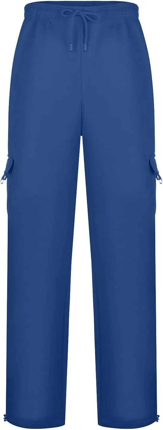 Mens Sweatpants Solid ens Sweatpants Elastic Open Bottom Athletic Drawstring Joggers Big and Tall Gym Pants with Pockets