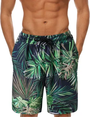 Mens Swim Trunks Beach Shorts Swimming Trunks for Men Men's Swim Quick Dry Beach Surfing Running Swimming Drawstring