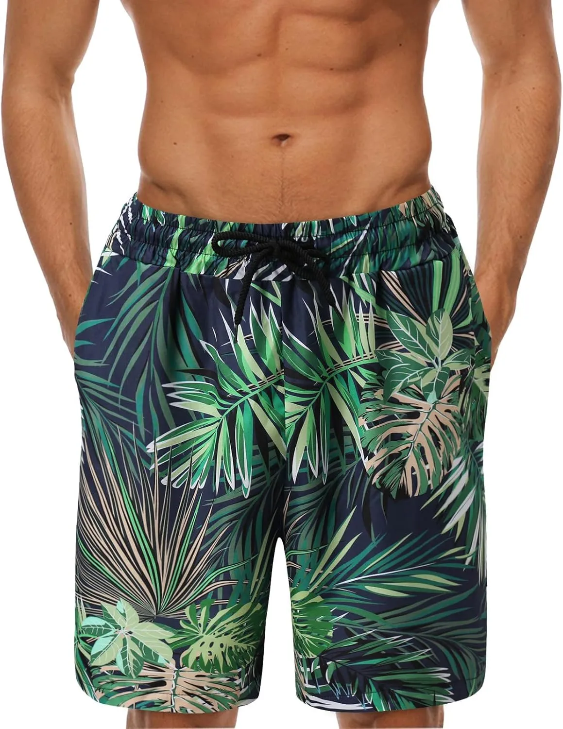 Mens Swim Trunks Beach Shorts Swimming Trunks for Men Men's Swim Quick Dry Beach Surfing Running Swimming Drawstring