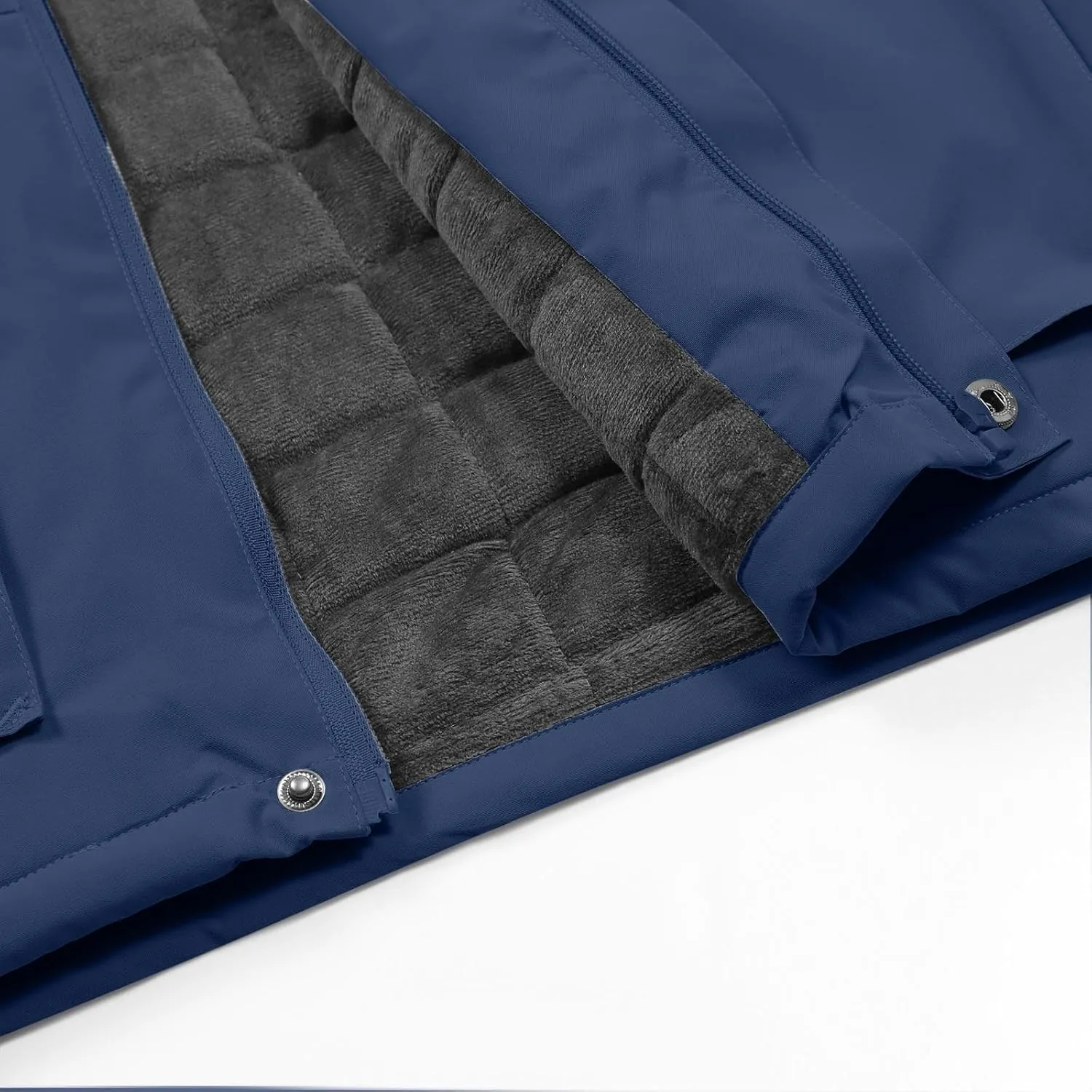 Mens Windbreakers Windproof and Waterproof Adjustable Hooded Jacket Solid Color Casual Punch Outdoor Hiking Jacket
