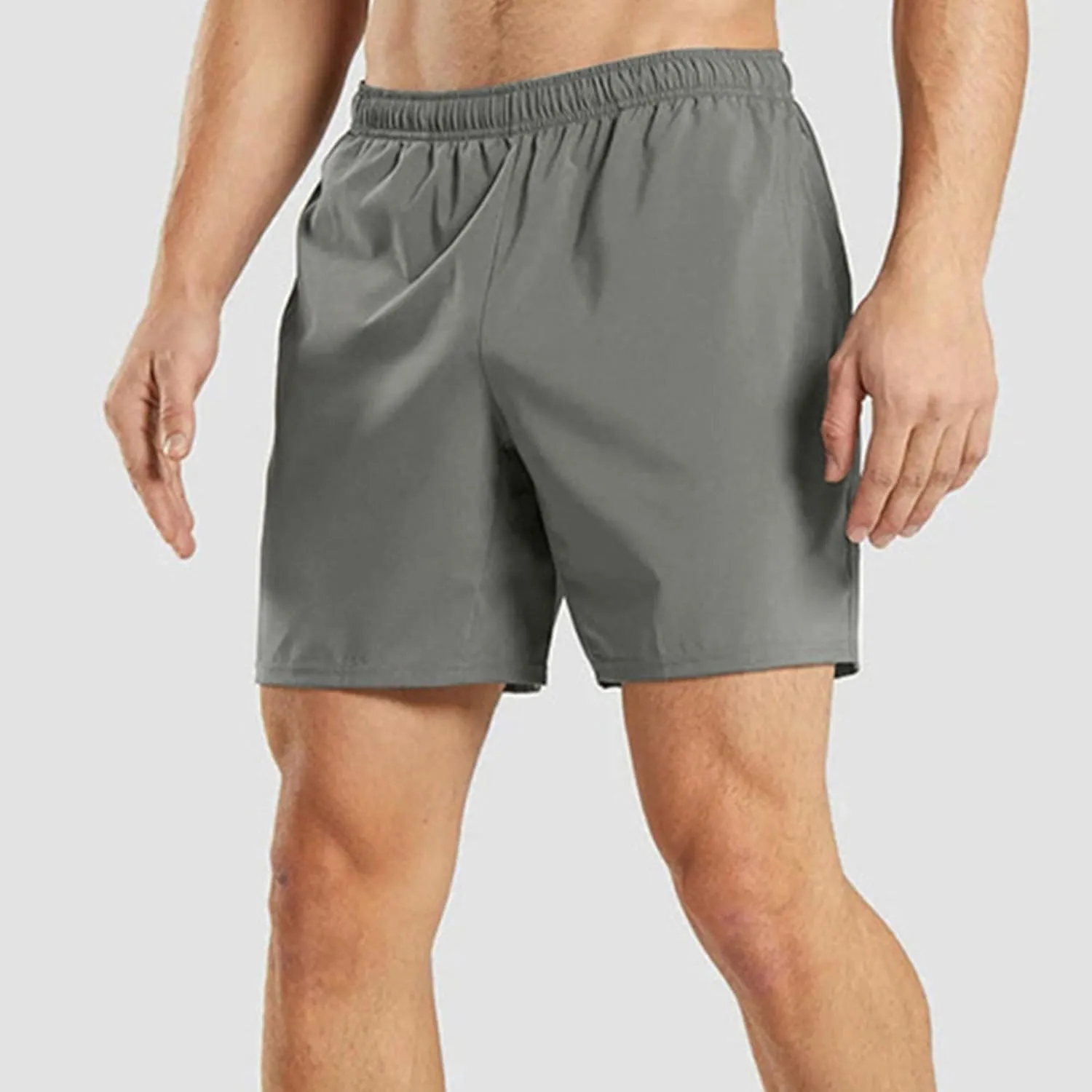 Men's Workout Running Shorts Lightweight Athletic Short Pant Training Quick Dry Gym Short