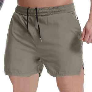 Mens Workout Running Shorts Lightweight Breathable Quick Dry Gym Athletic Shorts with Pockets