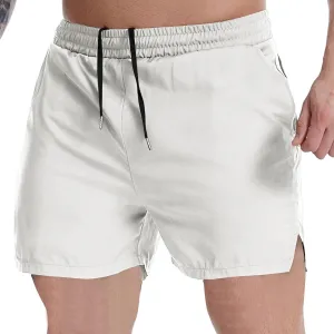 Mens Workout Running Shorts Lightweight Breathable Quick Dry Gym Athletic Shorts with Pockets