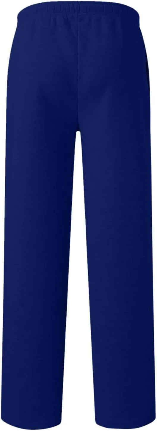 midelxp Mens Sweatpants Open Bottom Baggy Fleece Jogger Pants with Pockets Gym Athletic Workout Pants Casual Lounge Pants