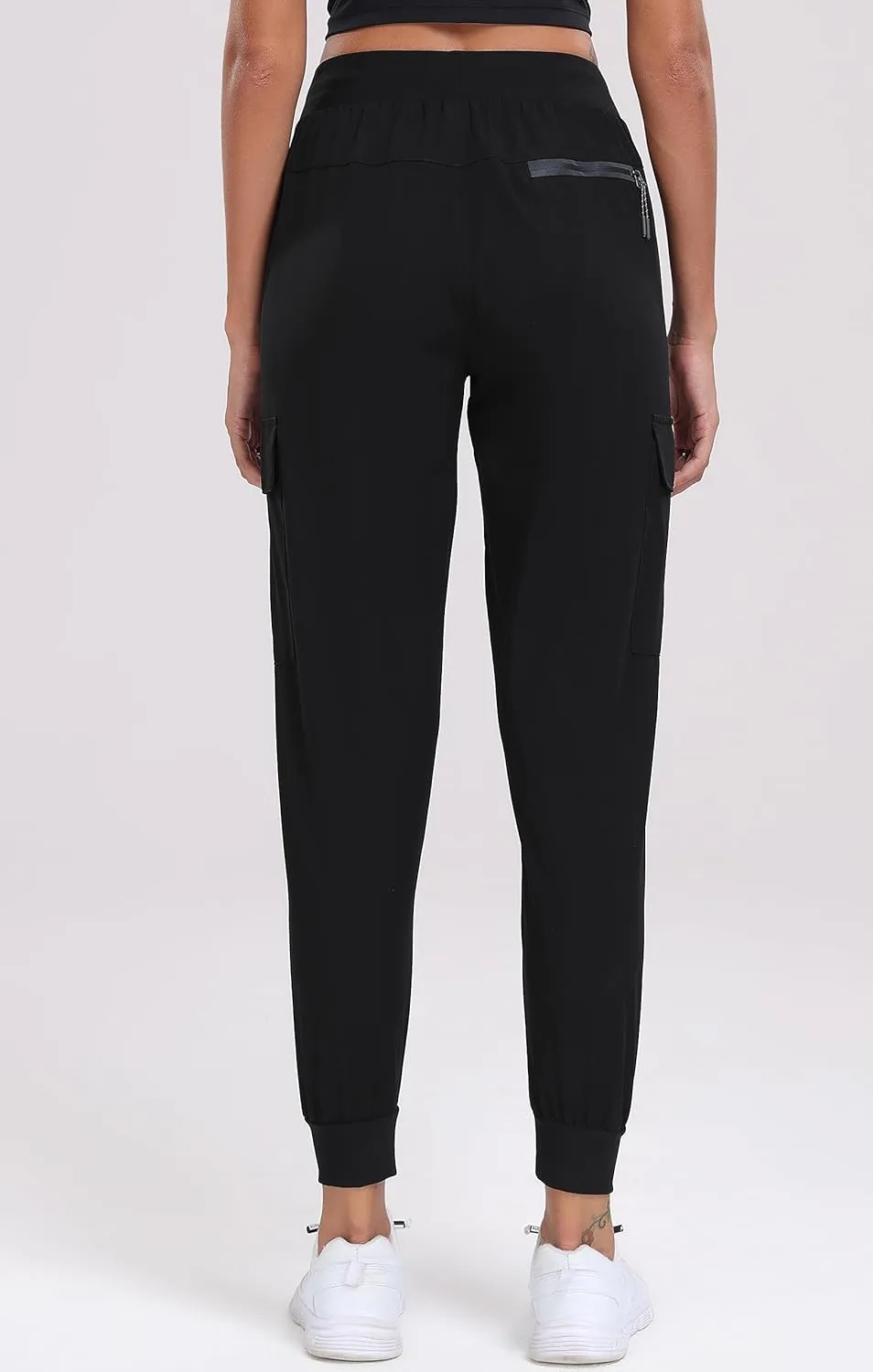 Oalka Women's Cargo Hiking Pants Lightweight Travel Pockets Joggers Quick Dry