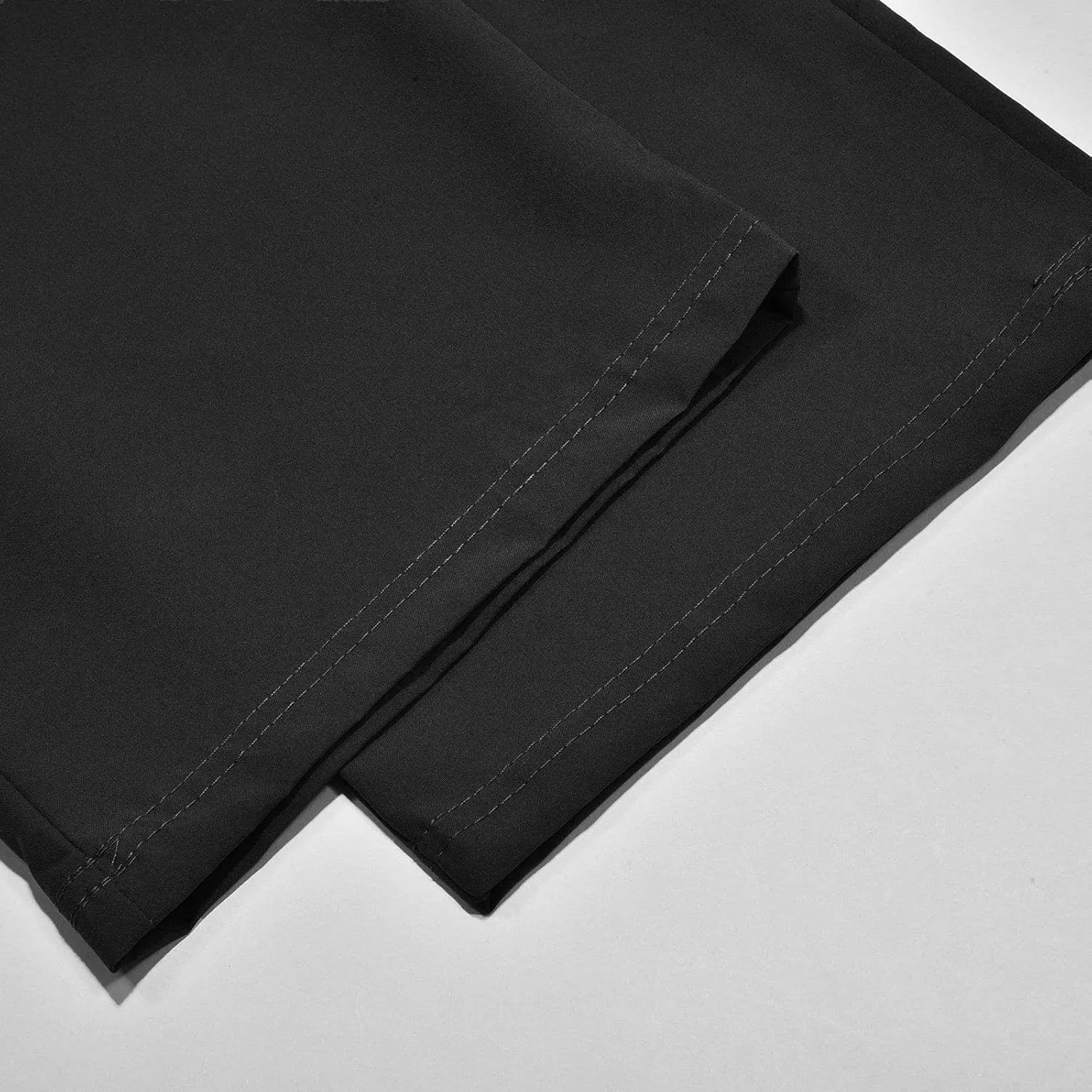 Outdoor Casual Sweatpants for Men Loose Fit Fleece-Lined High Elastic Waisted Plus Size Pants Solid Baggy Comfort Trousers