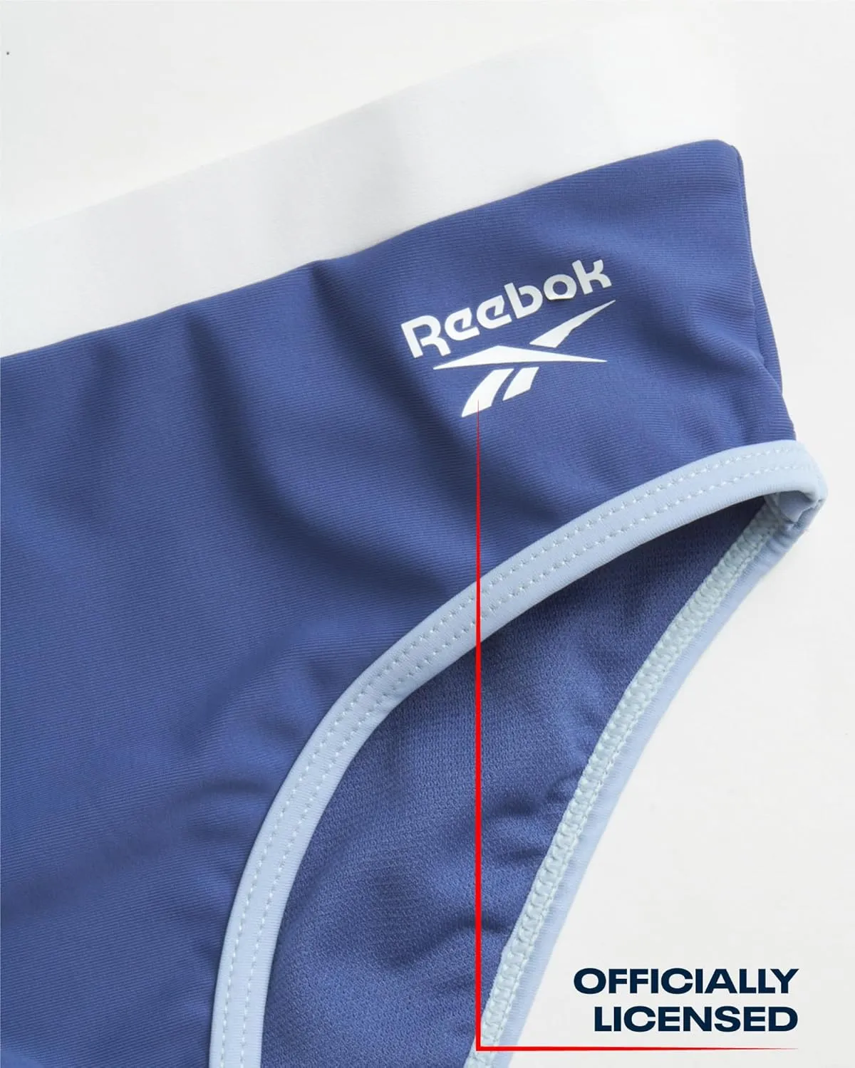 Reebok Girls' Rash Guard Set - 3 Piece UPF 50  Long Sleeve Swim Shirt with Bikini Swimsuit - Swimwear Set for Girls (4-16)
