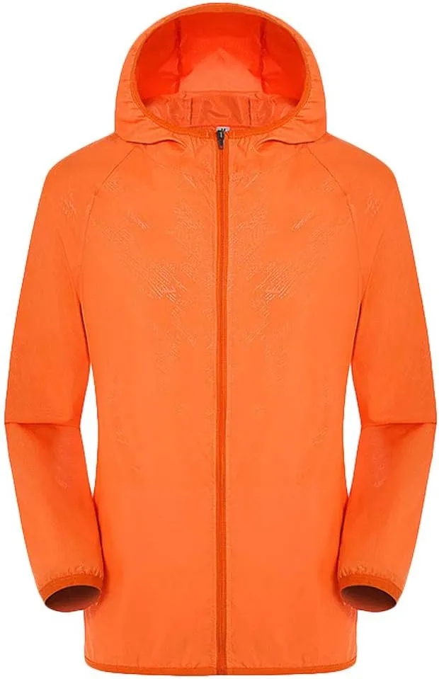 RTRDE Mens Rain Jacket Lightweight Waterproof Coated Hooded Jacket Windbreaker Raincoat Winter Jackets, M-3XL