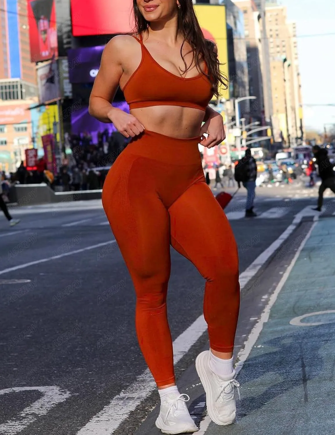 Scrunch Butt Lifting Leggings for Women Amplify Contour Seamless Workout Gym Leggings High Waisted Yoga Pants