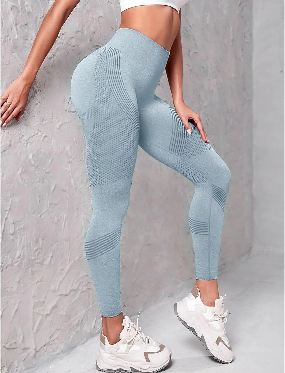 Scrunch Butt Lifting Leggings for Women Tummy Control Stretch Casual Workout Leggings Booty Compression Yoga Pants