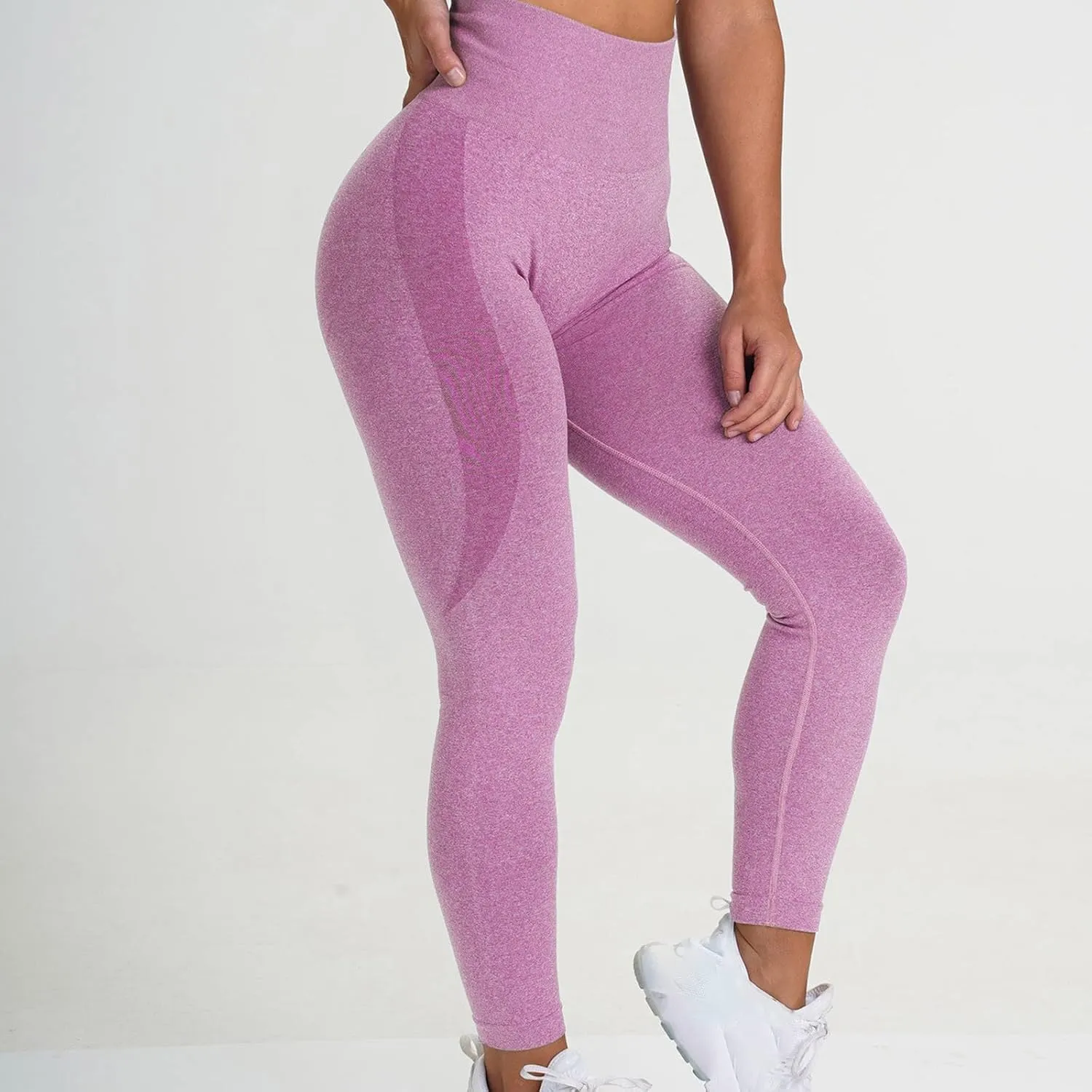 Seamless Leggings for Women Butt Lifting Workout Gym Leggings High Waist Yoga Running Compression Tights Pants