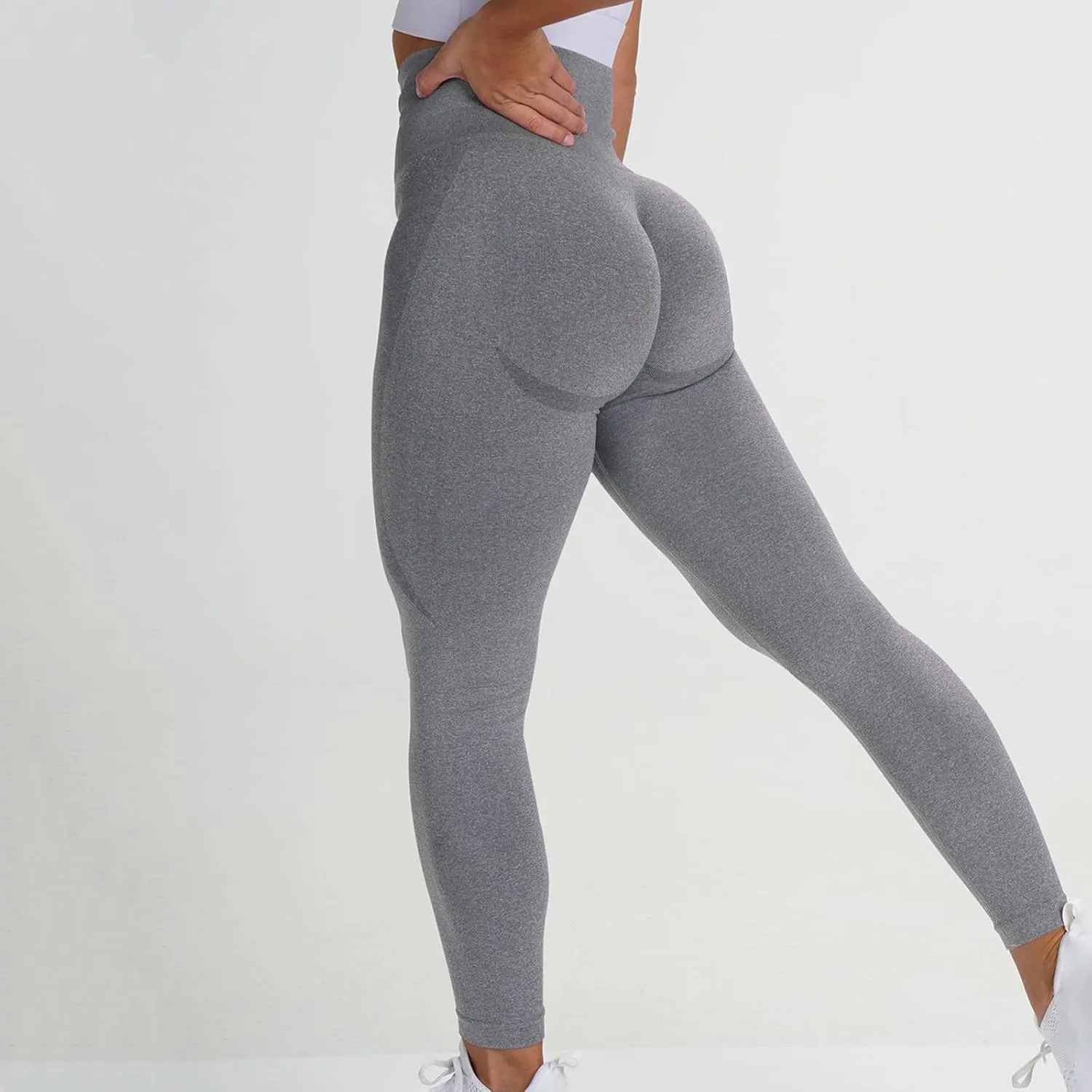 Seamless Leggings for Women Butt Lifting Workout Gym Leggings High Waist Yoga Running Compression Tights Pants