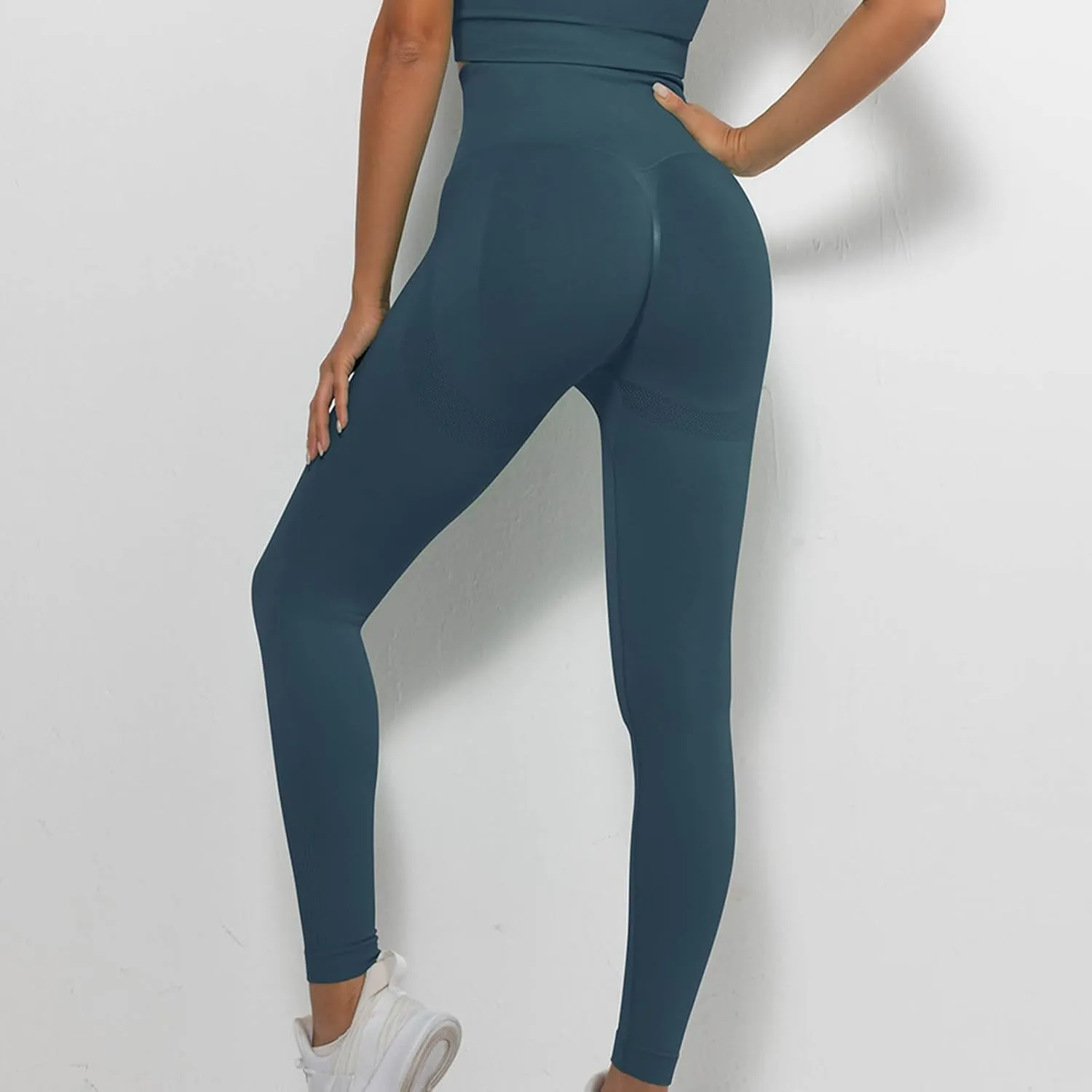 Seamless Leggings for Women High Waist Butt Lifting Bottoms Gym Sports Leggings Compression Tights Workout Yoga Pants