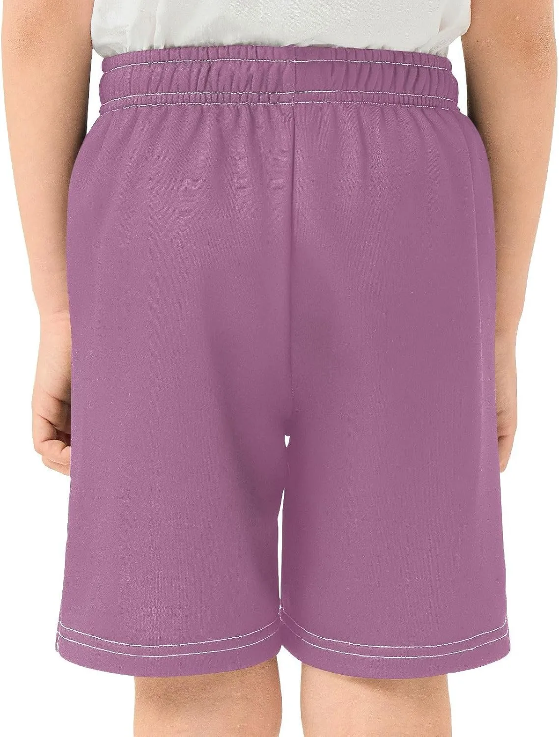 Solid Color Boys Athletic Shorts Quick Dry Kids Active Running Shorts with Pockets