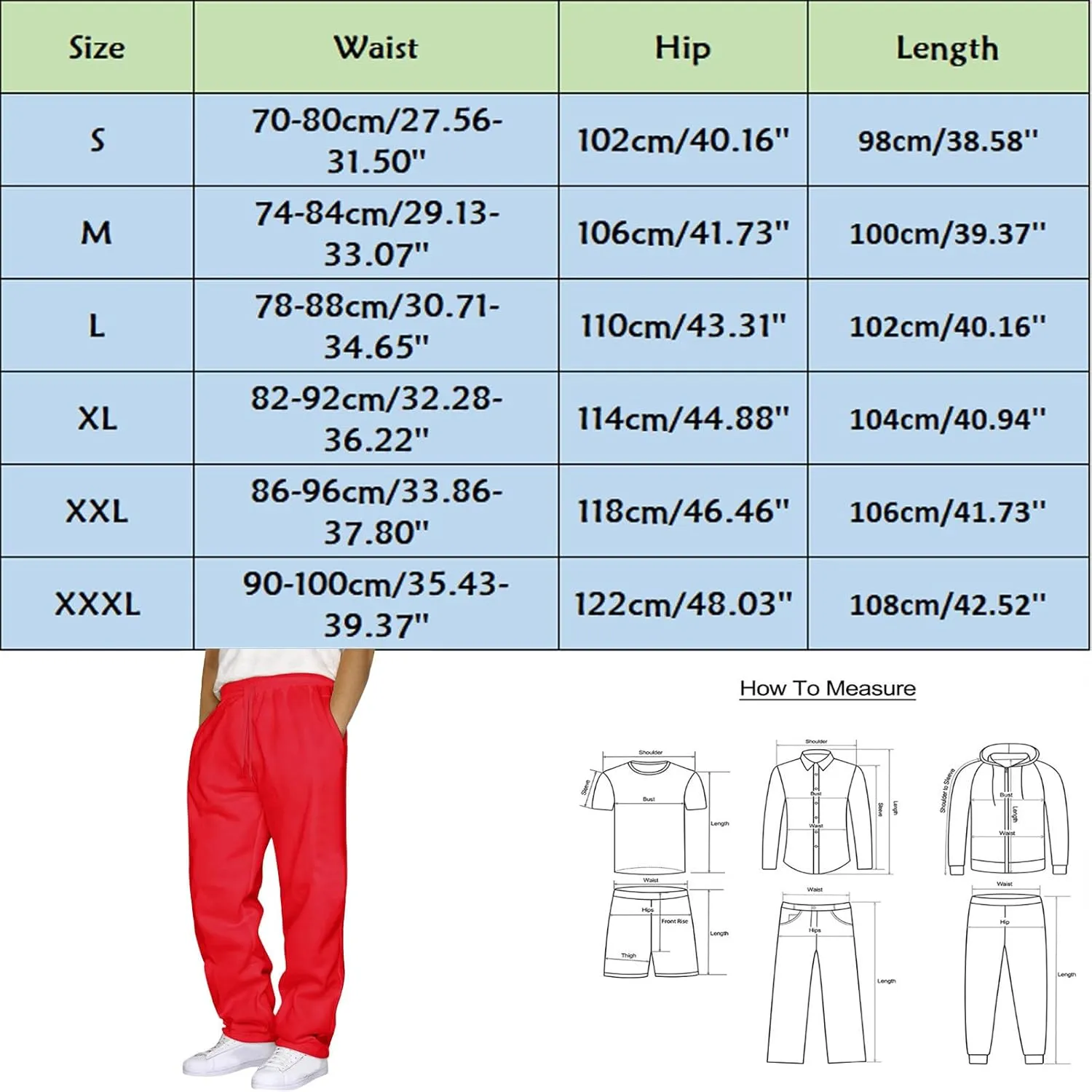 Straight Leg Sweatpants for Men Solid Casual Drawstring Elastic Waist Pants Loose Fit Comfort Trousers with Pockets