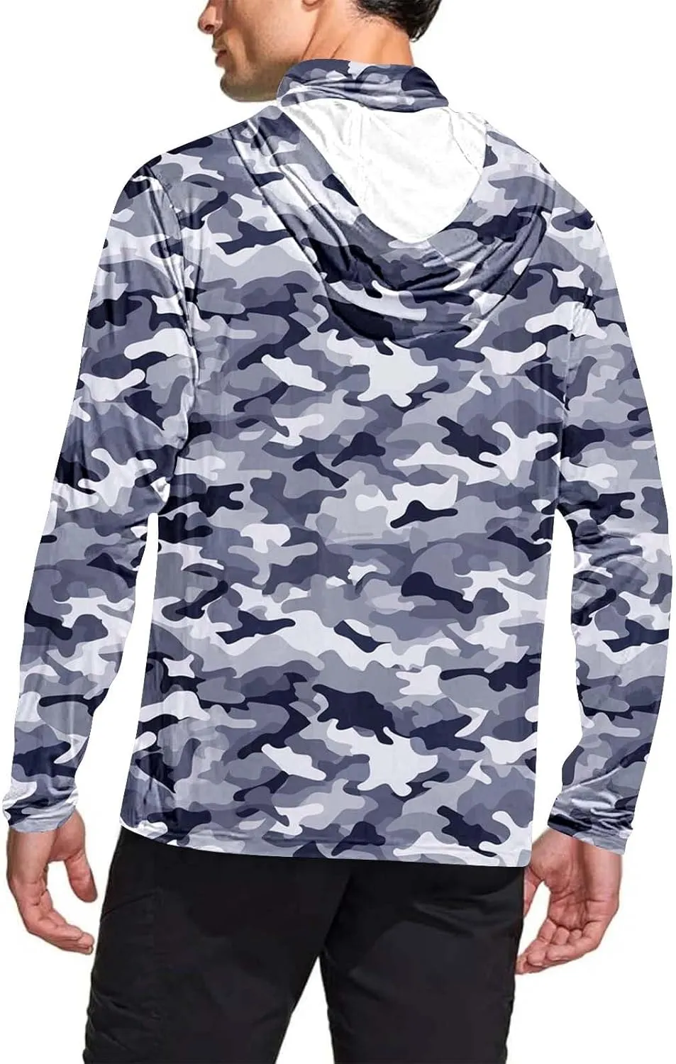 Sun Protection Shirts For Men 2025 UV UPF 50  Long Sleeve Rash Guard Running Lightweight Performance With Face Mask