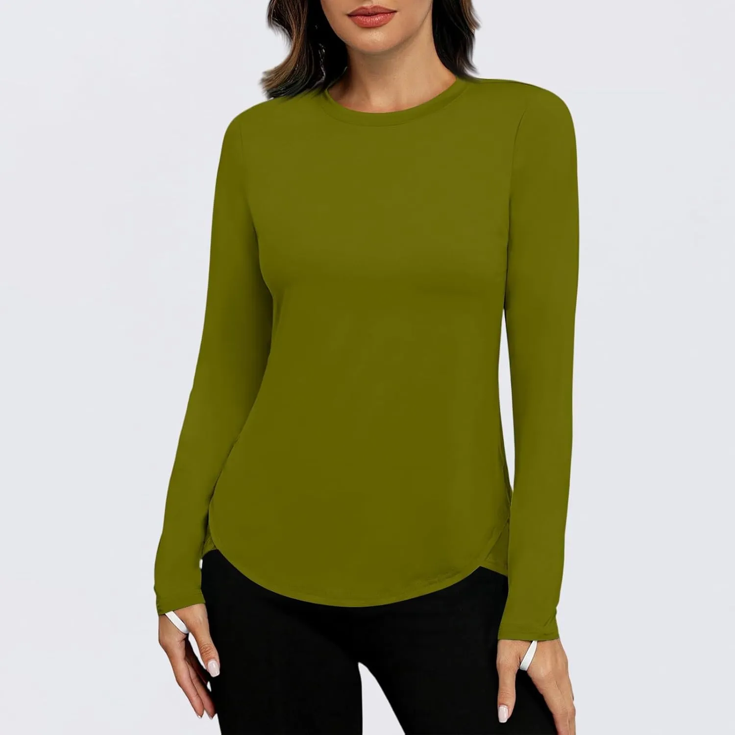Sun Shirts for Women Long Sleeve UV Protection Rash Guard UPF 50  SPF Workout Tops Dry Fit Outdoor Hiking Swim Shirt