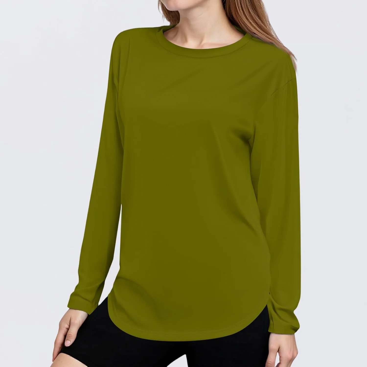 Sun Shirts for Women Long Sleeve UV Protection Rash Guard UPF 50  SPF Workout Tops Dry Fit Outdoor Hiking Swim Shirt