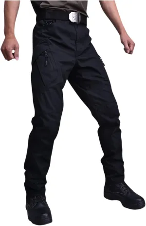 Tactic Pants for Men Water Resistant Cargo Hiking Work Pants Multi Pockets Quick Dry Ripstop Construction Trousers