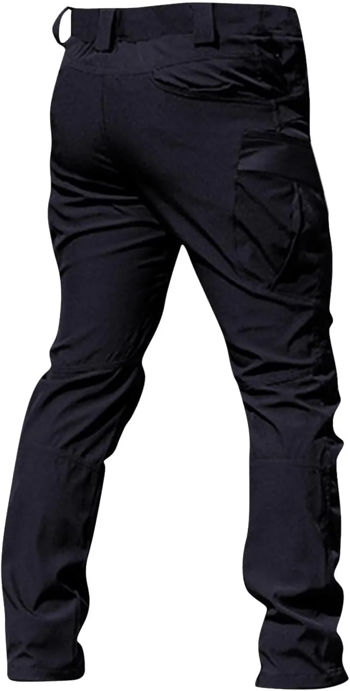 Tactic Pants for Men Water Resistant Cargo Hiking Work Pants Multi Pockets Quick Dry Ripstop Construction Trousers